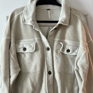 Free People Ruby Jacket - Size M Stone